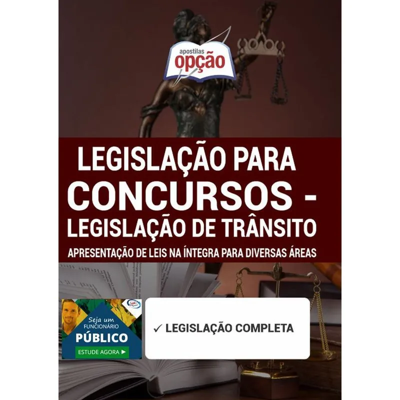 Apostila Legislação Para Concursos - Legislação De Trânsito
