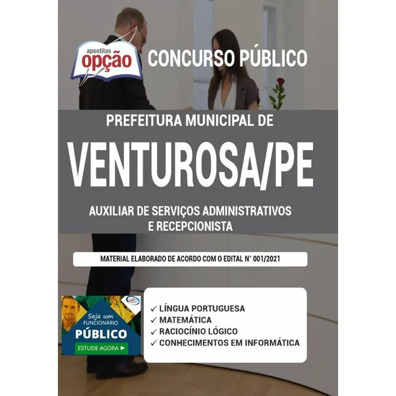 Apostila Venturosa Pe - Auxiliar De Serviços Administrativos
