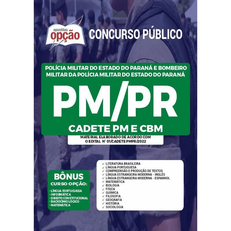 Apostila Concurso Pm E Cmb Pr - Cadete