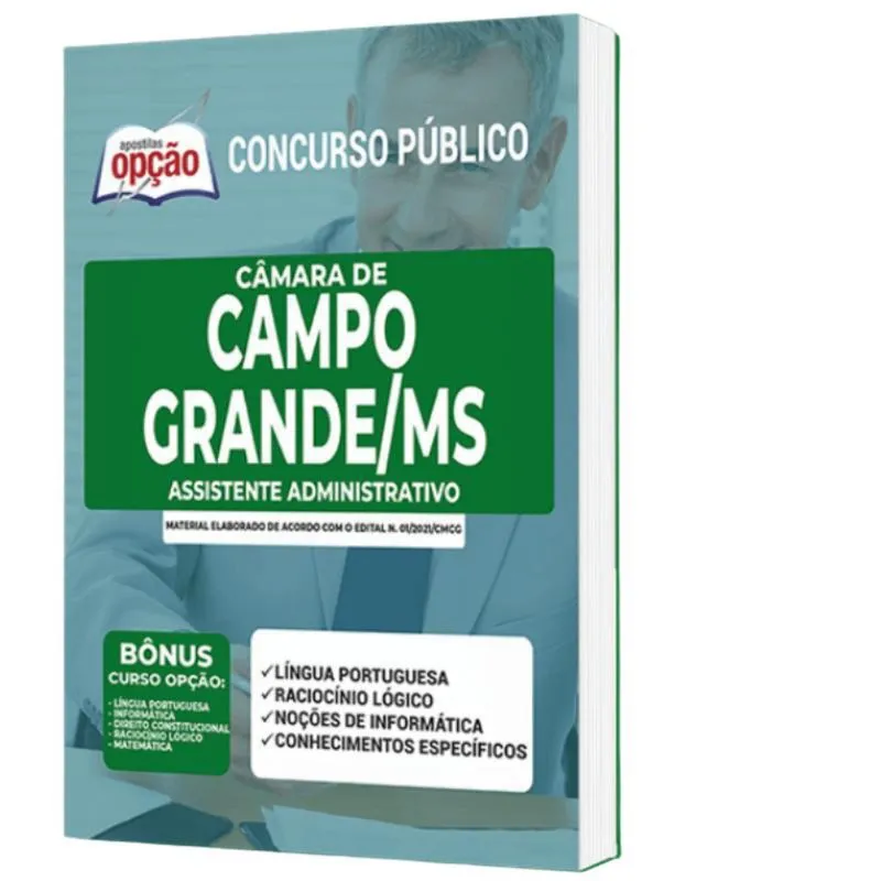 Apostila Campo Grande Ms Assistente Administrativo - Câmara