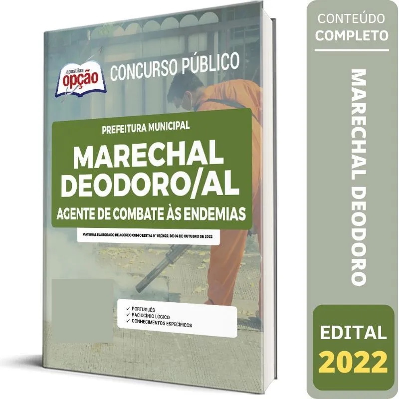 Apostila Marechal Deodoro - Agente De Combate Às Endemias