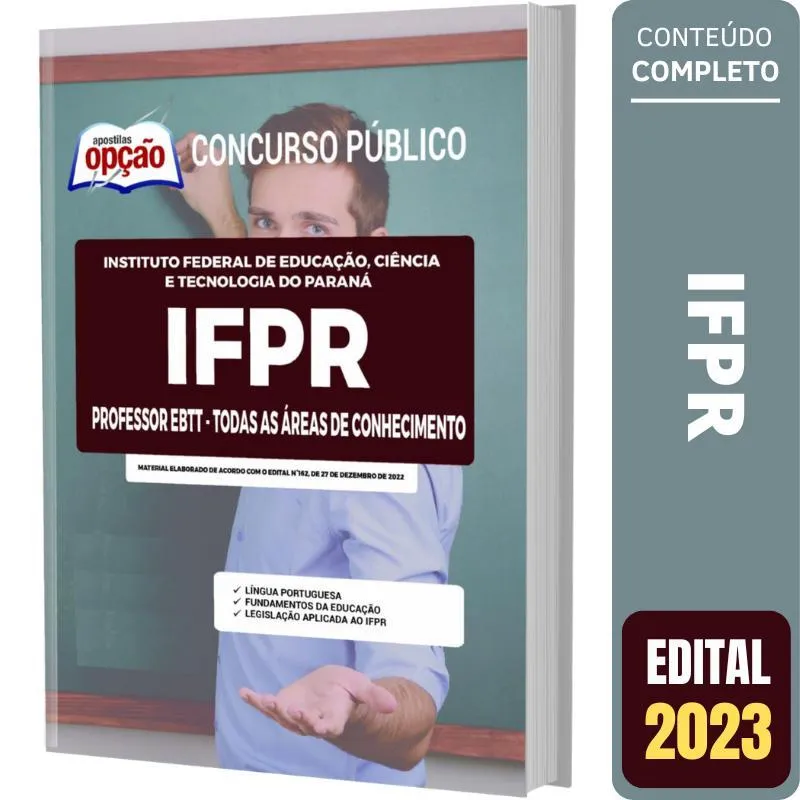 Apostila Concurso Ifpr - Professor Ebtt - Todas As Áreas