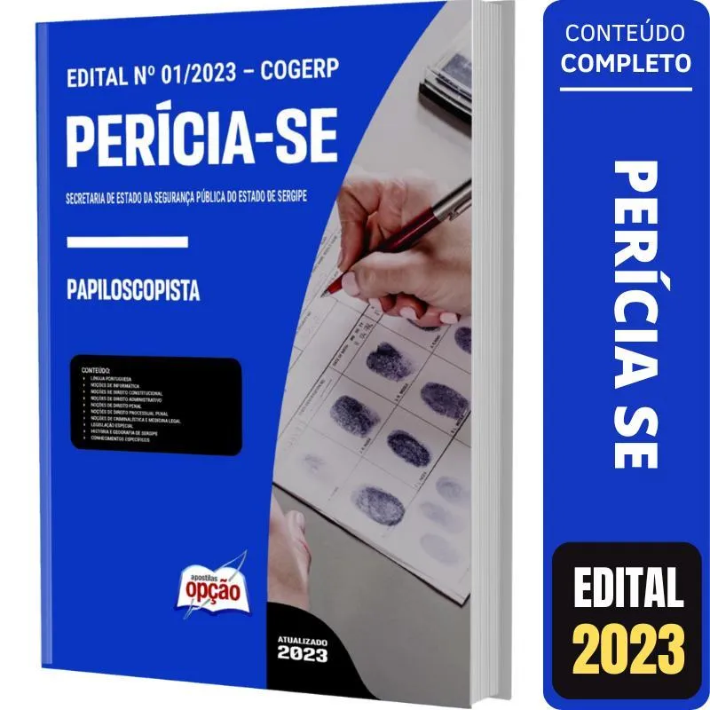Apostila Concurso Ssp Perícia Se - Papiloscopista