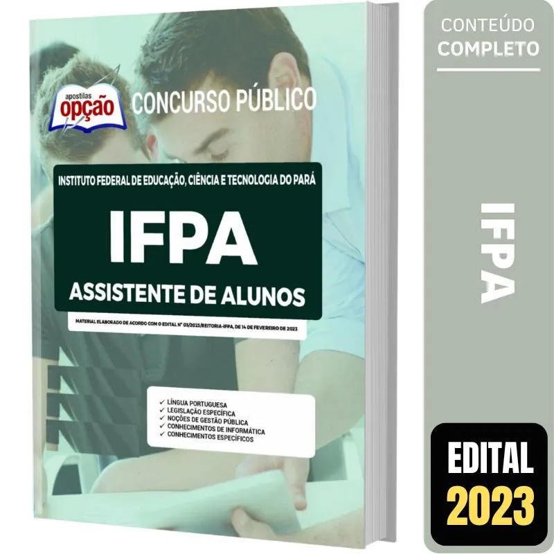 Apostila Ifpa - Assistente De Alunos
