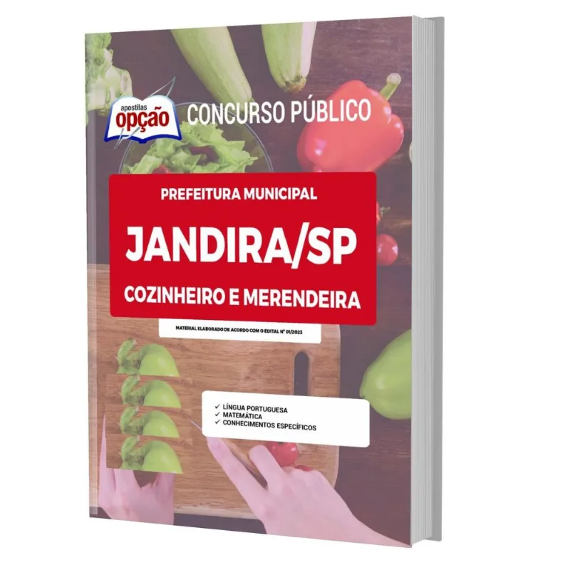 Apostila Jandira Sp - Cozinheiro E Merendeira