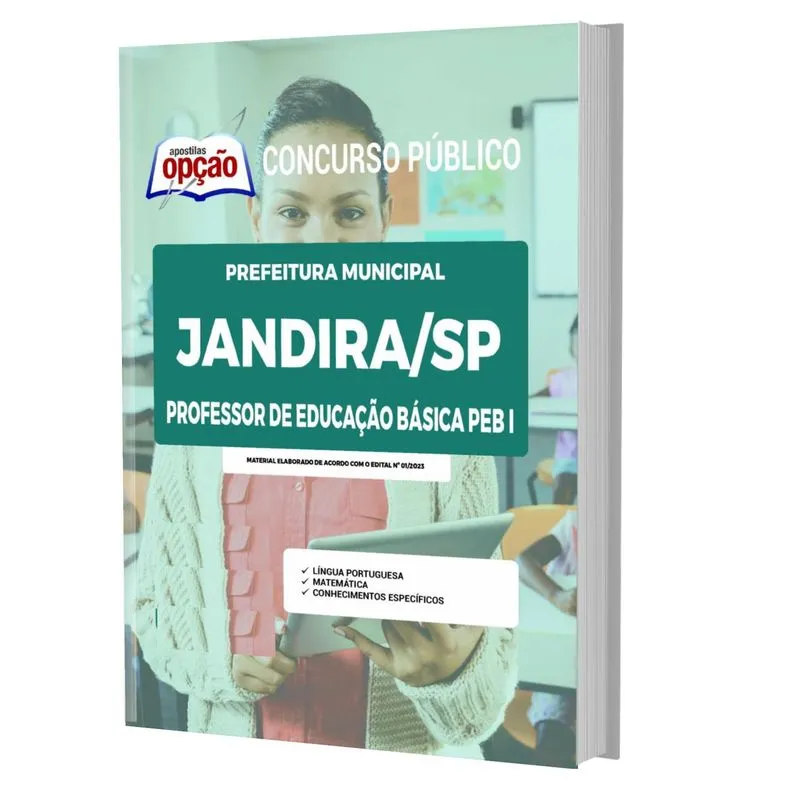 Apostila Opção Jandira Sp - Prof. Educação Básica - Peb I