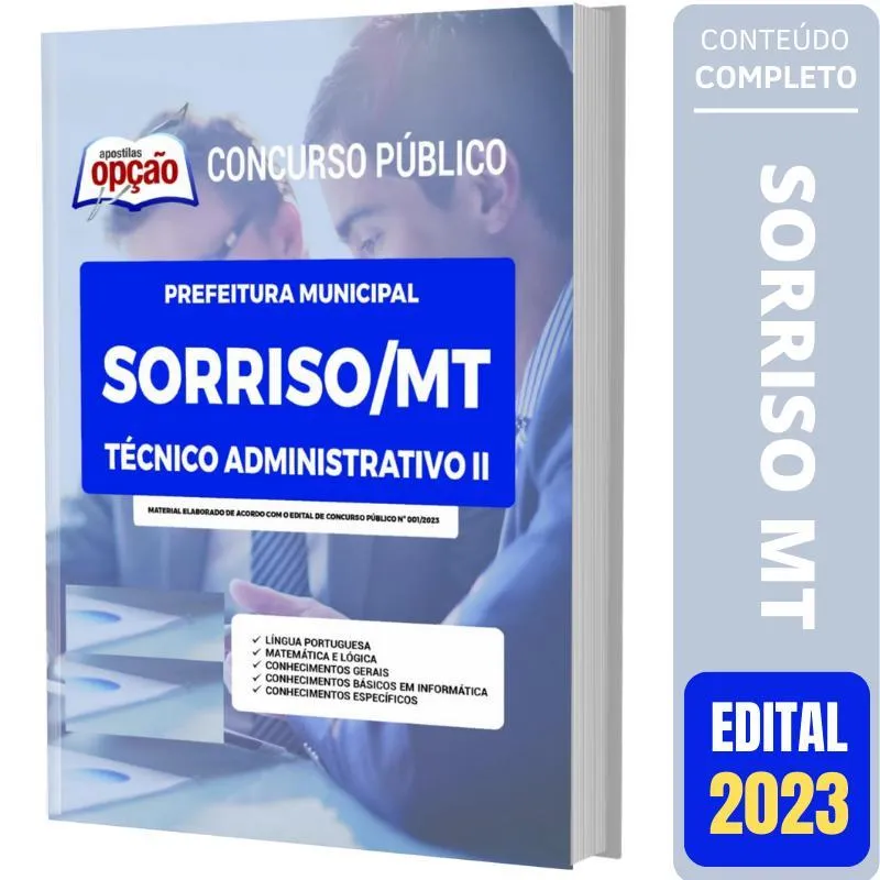 Apostila Prefeitura De Sorriso- Técnico Administrativo 2