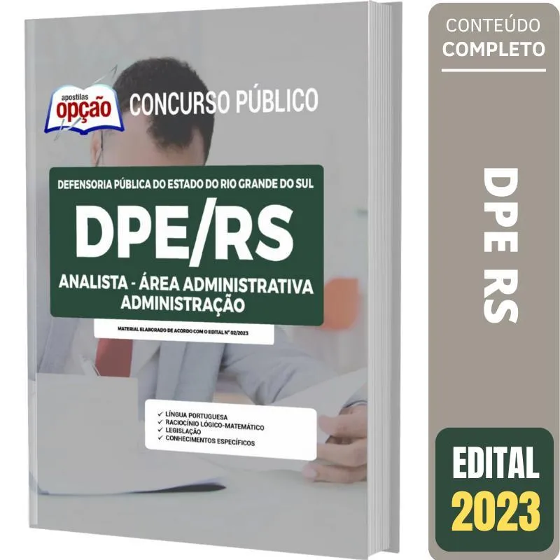 Apostila Concurso Dpe Rs - Analista - Administração