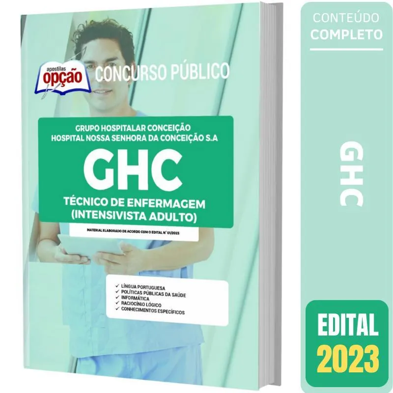 Apostila Ghc Rs - Técnico De Enfermagem Intensivista Adulto