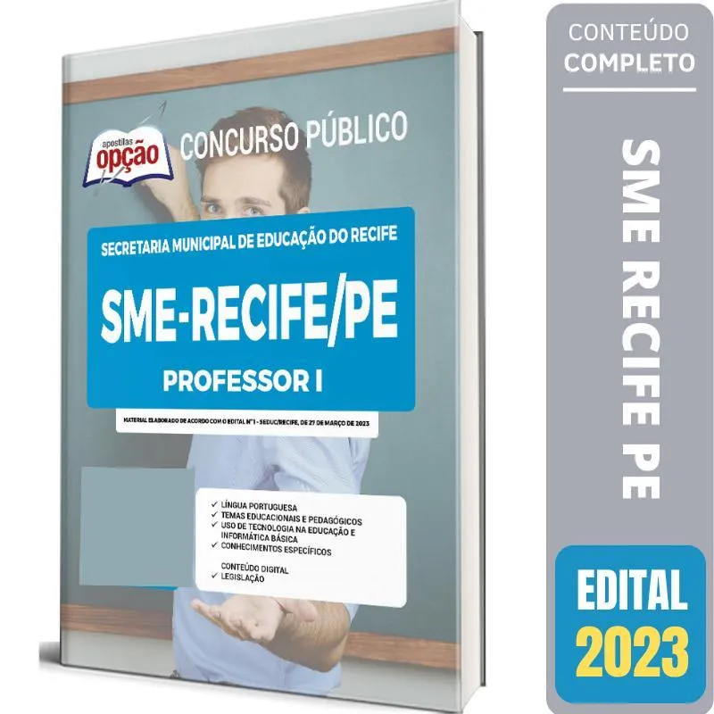 Apostila Concurso Sme Recife Pe - Professor 1