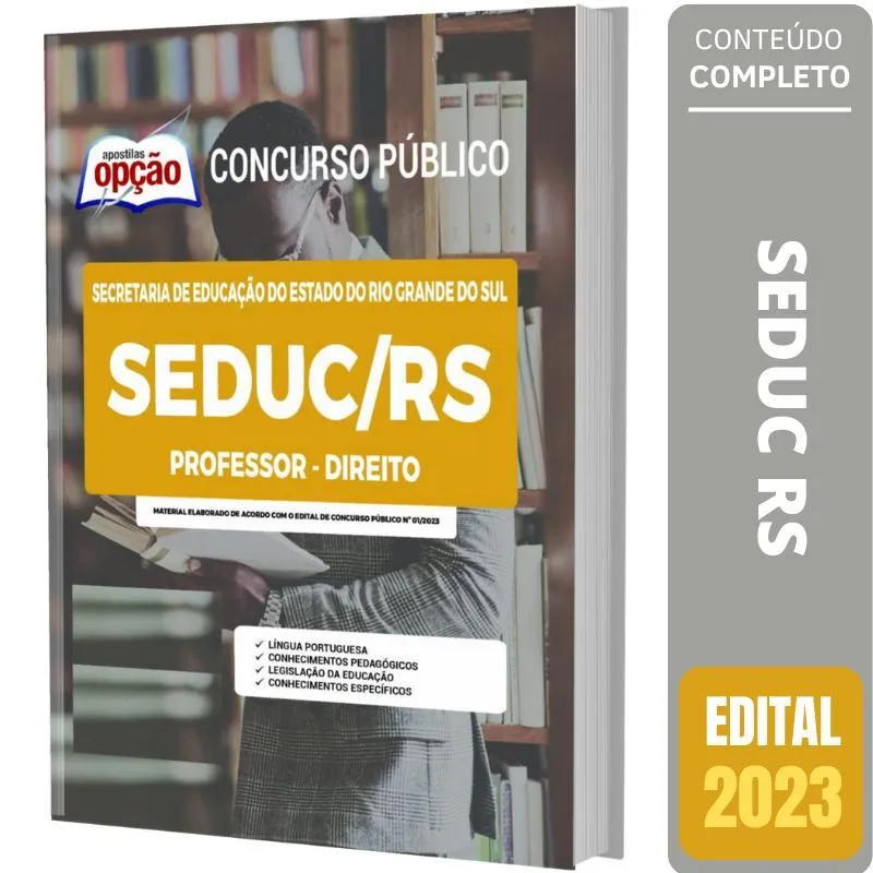 Apostila Concurso Seduc Rs - Professor - Direito