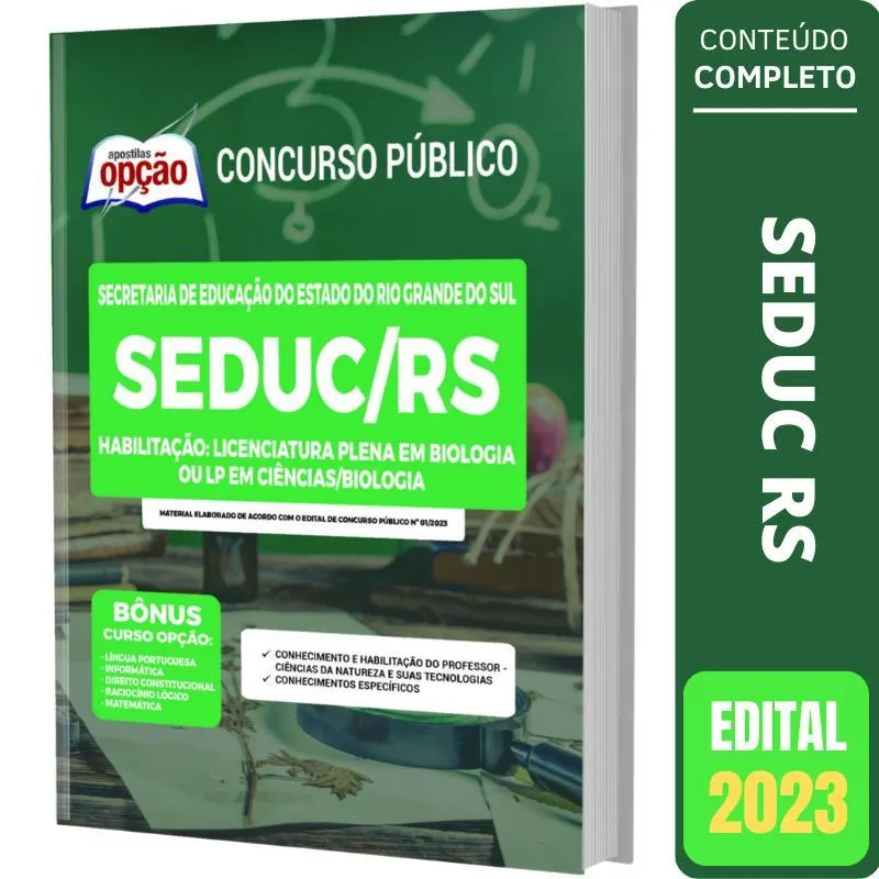 Apostila Concurso Seduc Rs - Ciências/biologia