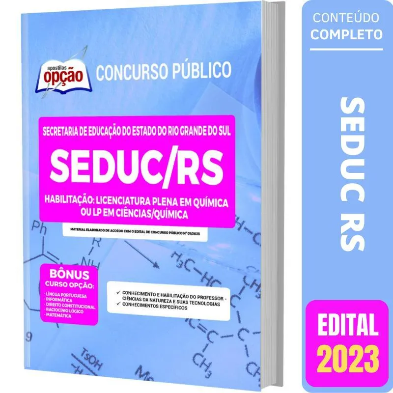 Apostila Concurso Seduc Rs - Ciências/química