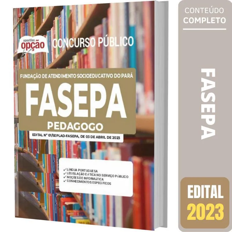 Apostila Concurso Fasepa - Pedagogo