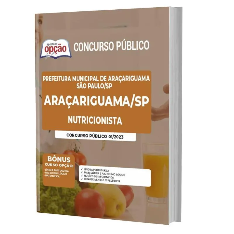Apostila Araçariguama Sp - Nutricionista
