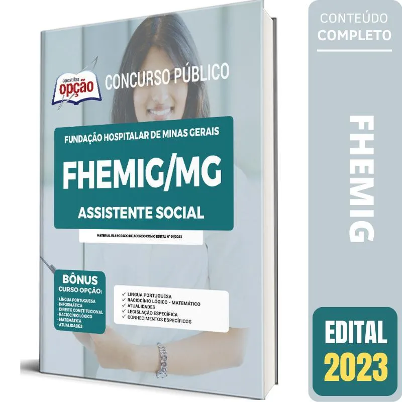 Apostila Concurso Fhemig - Assistente Social