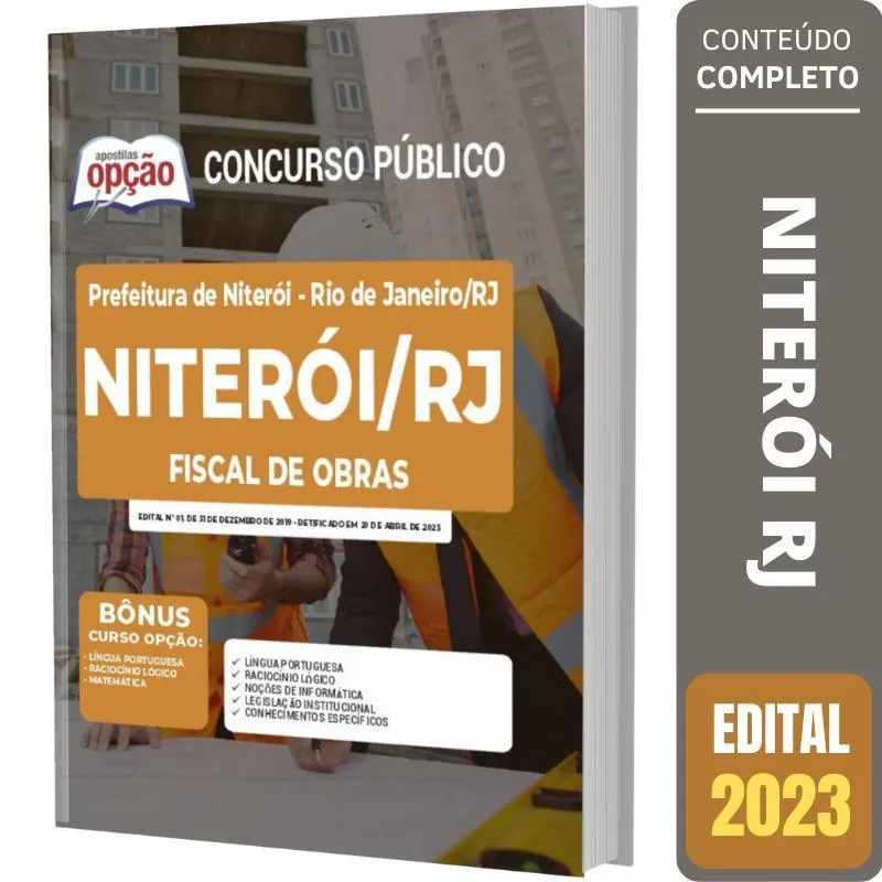 Apostila Prefeitura De Niterói Rj - Fiscal De Obras