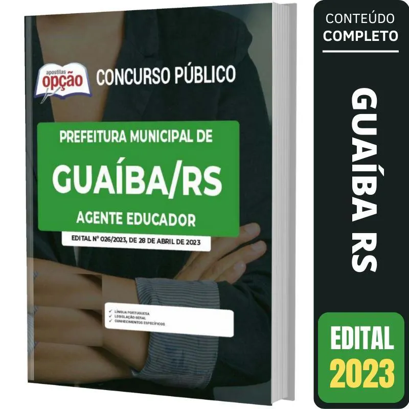 Apostila Prefeitura De Guaíba Rs - Agente Educador