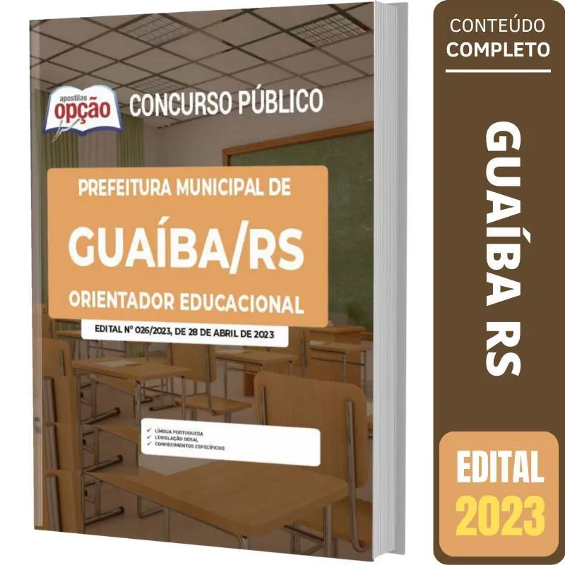 Apostila Prefeitura De Guaíba Rs - Orientador Educacional