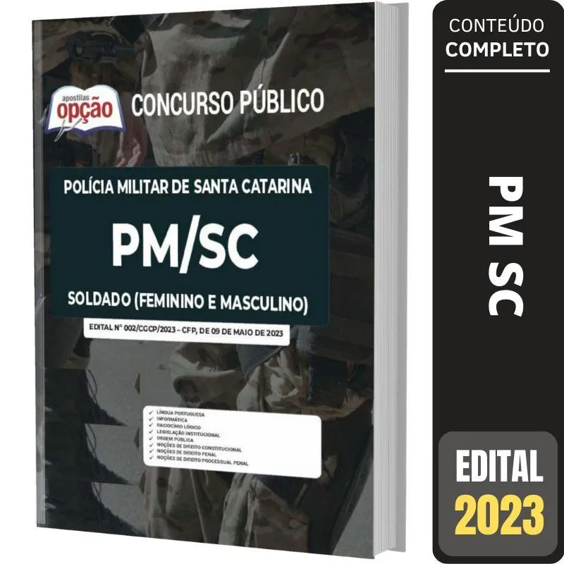 Apostila Concurso Pm Sc - Soldado