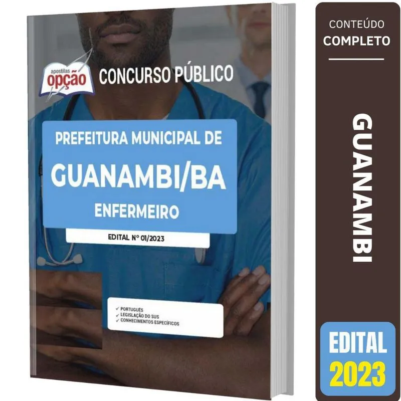 Apostila Concurso Guanambi Ba - Enfermeiro