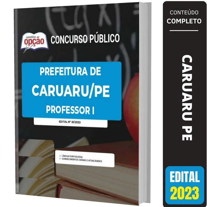 Apostila Prefeitura De Caruaru Pe - Professor I