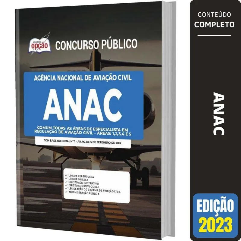 Apostila Anac 2023 - Comum Regulação De Aviação Civil