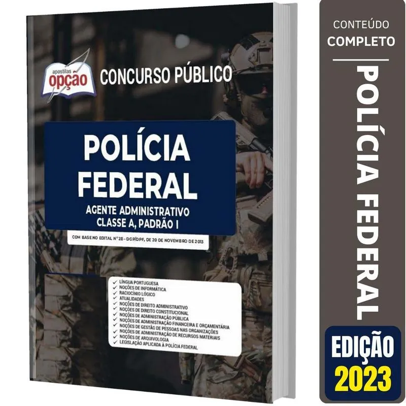 Apostila Polícia Federal Pf 2023 Agente Administrativo