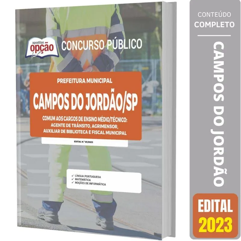 Apostila Campos Do Jordão Sp 2023 Cargos Ensino