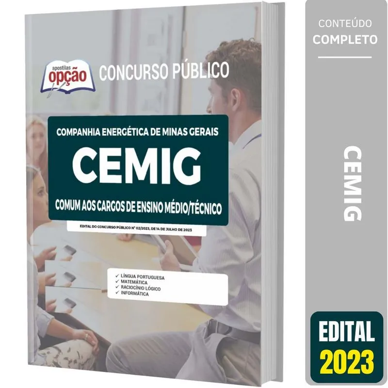 Apostila Cemig - Comum Cargos De Ensino Médio/técnico