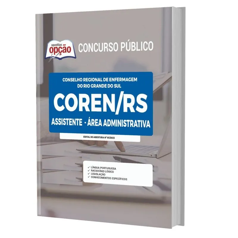 Apostila Coren Rs 2023 - Assistente - Área Administrativa
