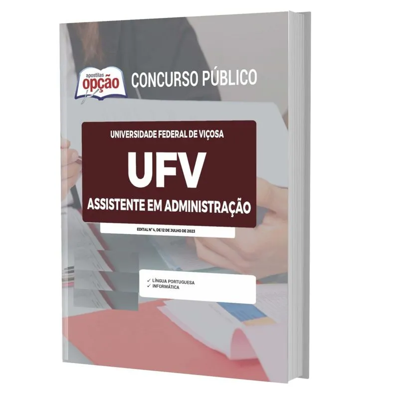 Apostila Concurso Ufv 2023 - Assistente Em Administração