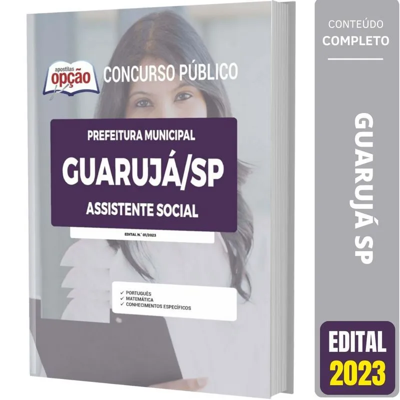 Apostila Prefeitura De Guarujá Sp 2023 - Assistente Social