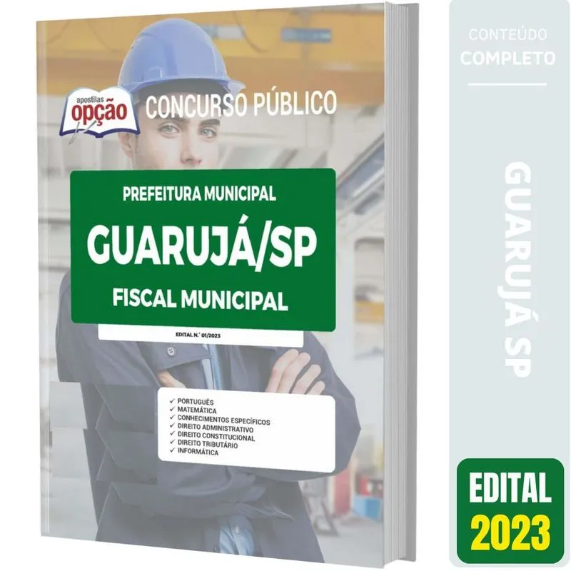 Apostila Prefeitura Guarujá Sp 2023 - Fiscal Municipal