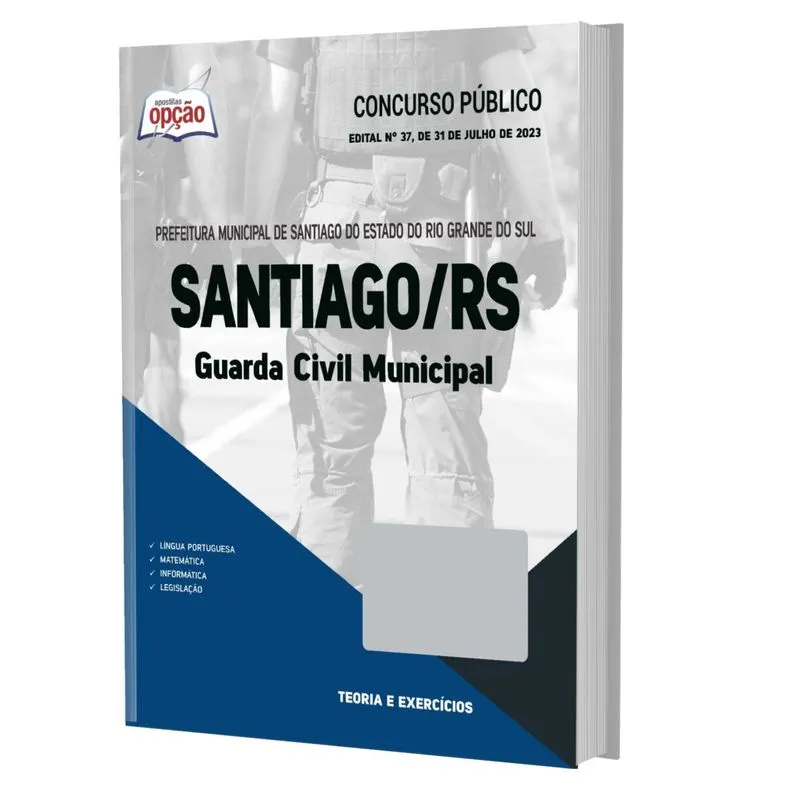 Apostila Prefeitura Santiago Rs 2023 Guarda Civil Municipal