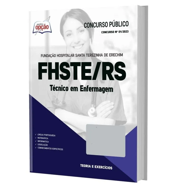 Apostila Concurso Fhste Rs 2023 - Técnico Em Enfermagem