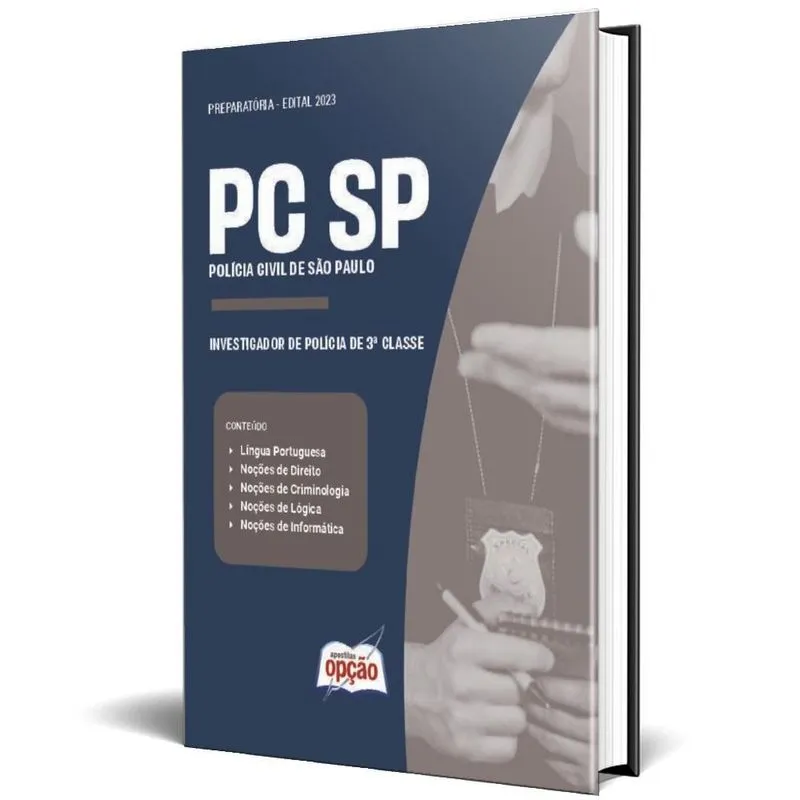 Apostila Pc Sp 2024 - Investigador De Polícia De 3 Classe