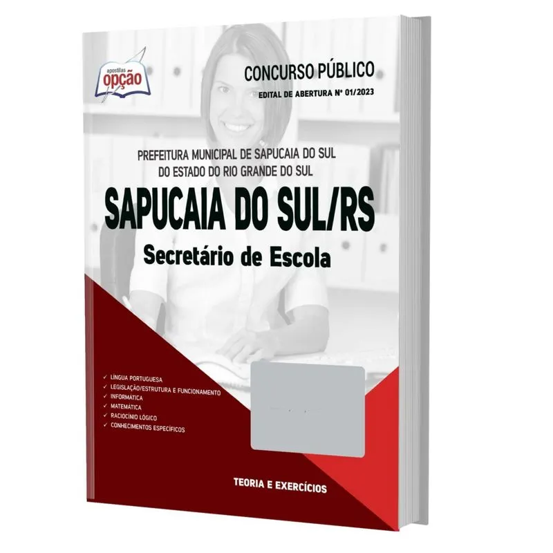 Apostila Concurso Sapucaia Do Sul Rs 2023 Secretário Escola