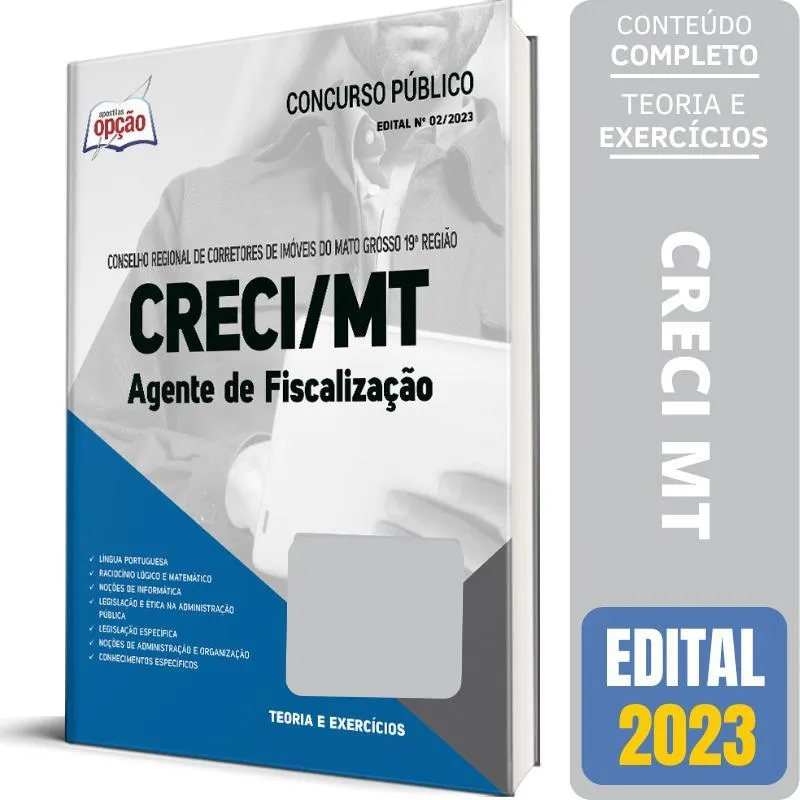 Apostila Creci Mt 2023 - Agente De Fiscalização