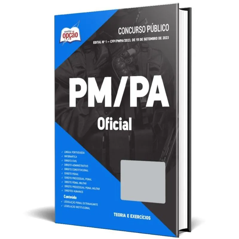 Apostila Concurso Pm Pa 2023 - Oficial