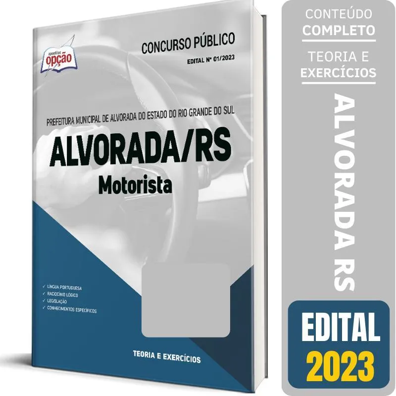 Apostila Prefeitura De Alvorada Rs 2023 - Motorista