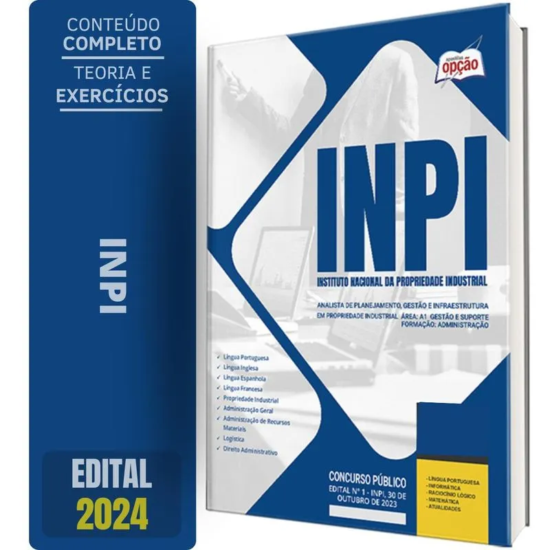 Apostila Inpi 2023 Área: A1 Gestão E Suporte Formação: