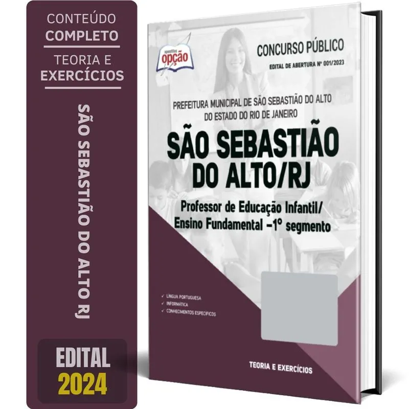 Apostila Prefeitura São Sebastião Do Alto Rj 2023 Professor