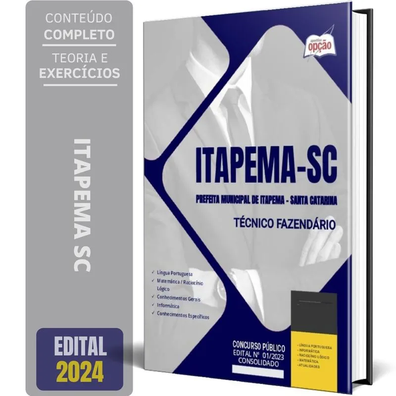 Apostila Prefeitura De Itapema Sc 2024 - Técnico Fazendário