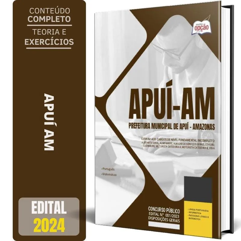 Apostila Prefeitura Apuí Am 2024 Comum Aos Cargos Nível