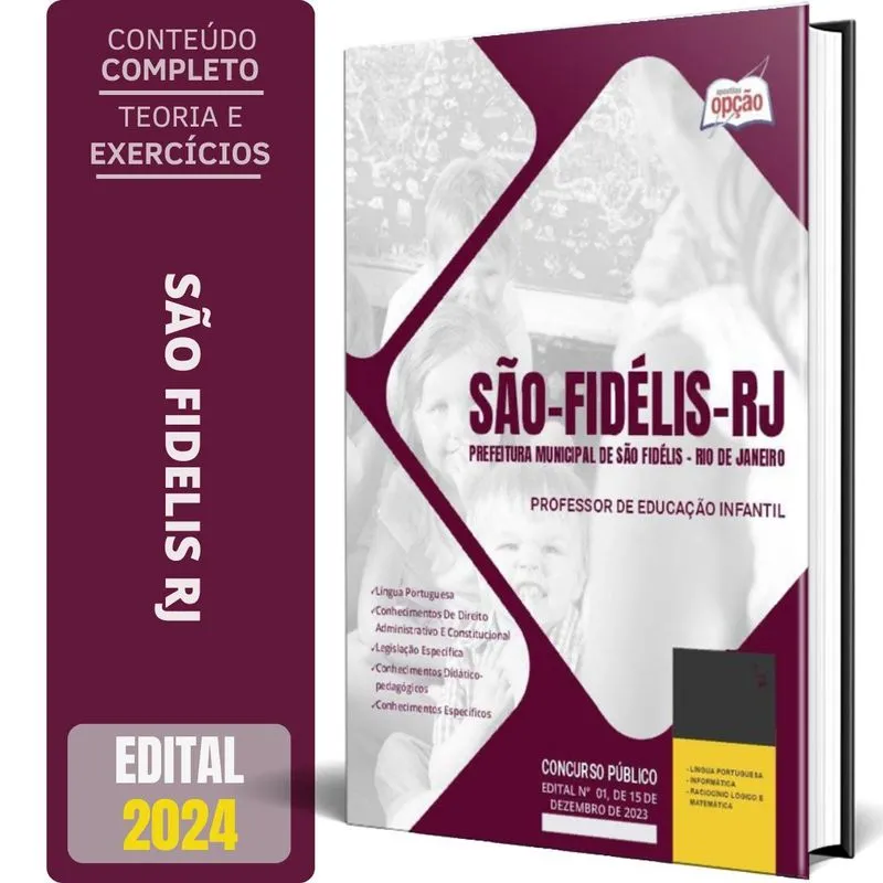 Apostila Prefeitura São Fidelis Rj 2024 Professor Educação