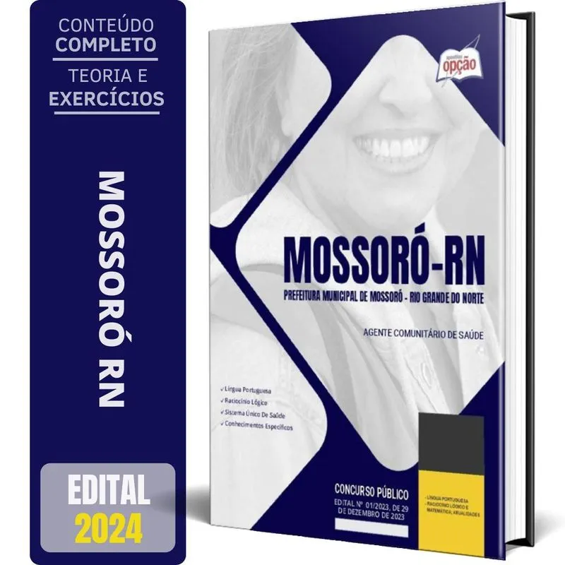 Apostila Prefeitura Mossoró Rn 2024 Agente Comunitário Saúde