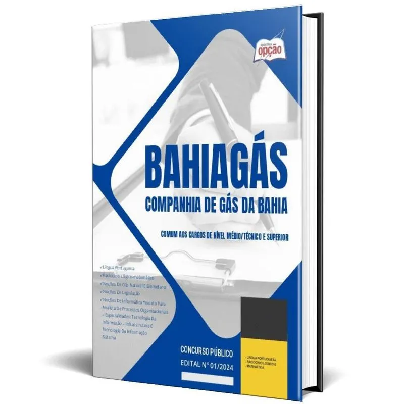 Apostila Bahiagas 2024 Comum Aos Cargos Nível Médio/técnico