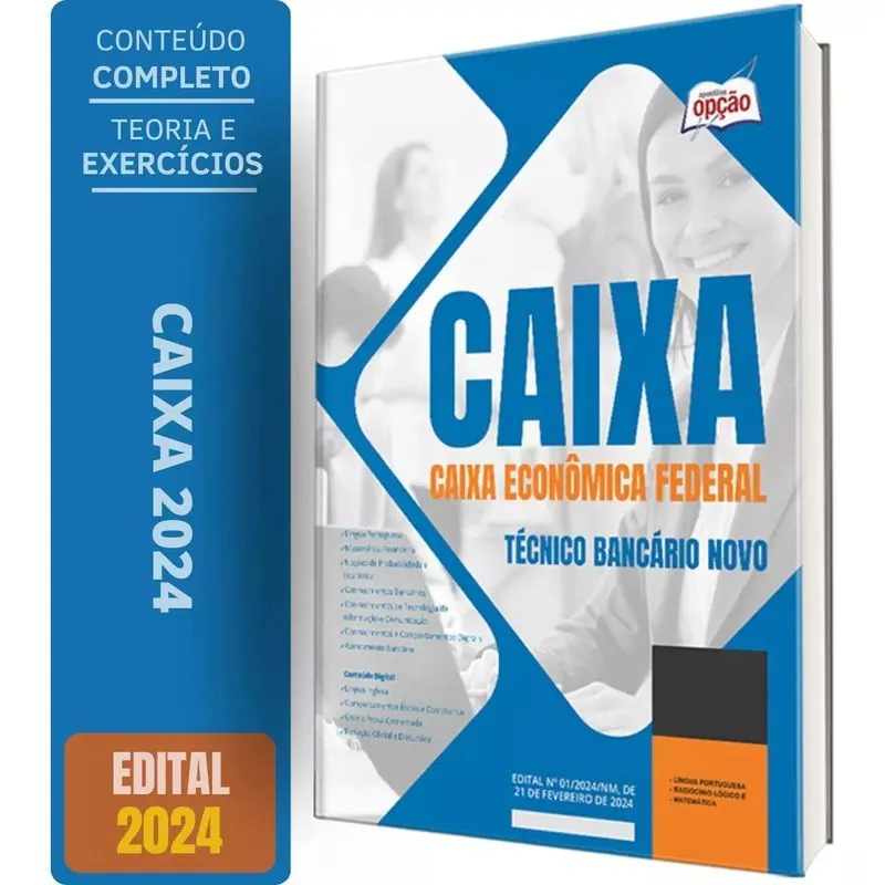 Apostila Caixa 2024 - Técnico Bancário Novo