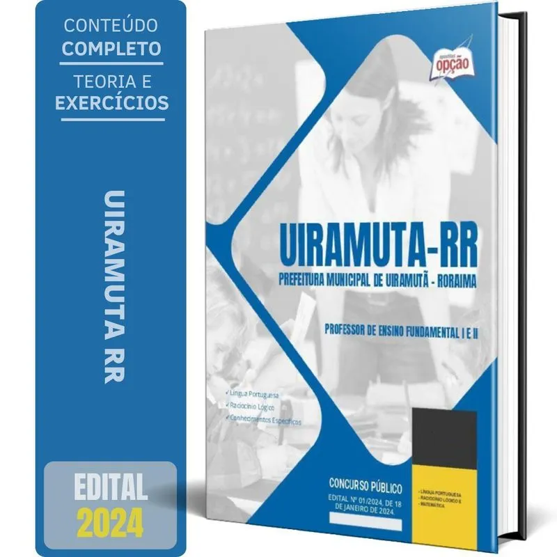 Apostila Prefeitura Uiramutã Rr 2024 Professor Ensino